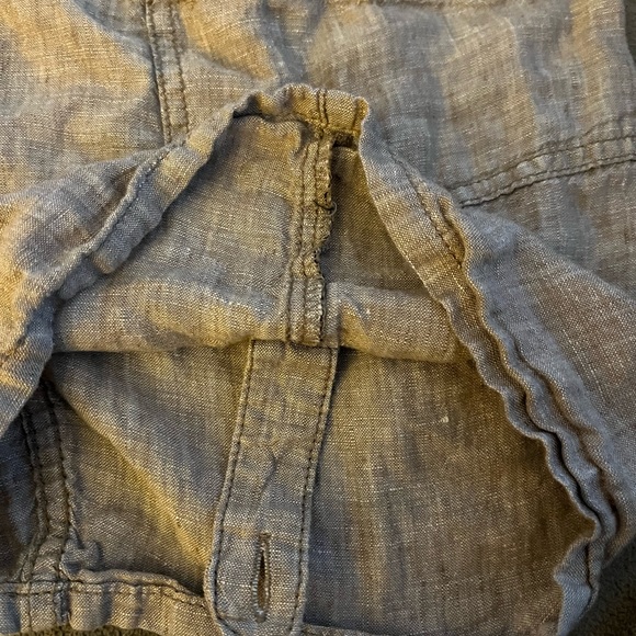 Horny Toad Linen Shorts 4 Light Brown Drawstring Fun Pockets & adjustable tabs - Picture 7 of 9